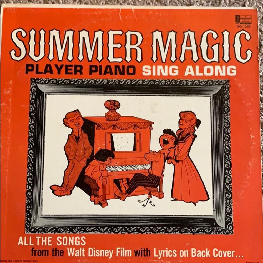 Vintage Disney Record - Summer Magic